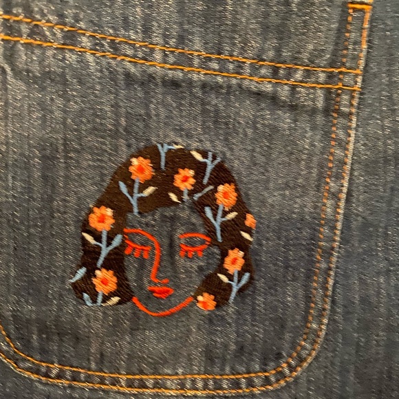 Twik and Estée preda by Simons jeans skirt with embroidery in the pocket Size S - Picture 6 of 12